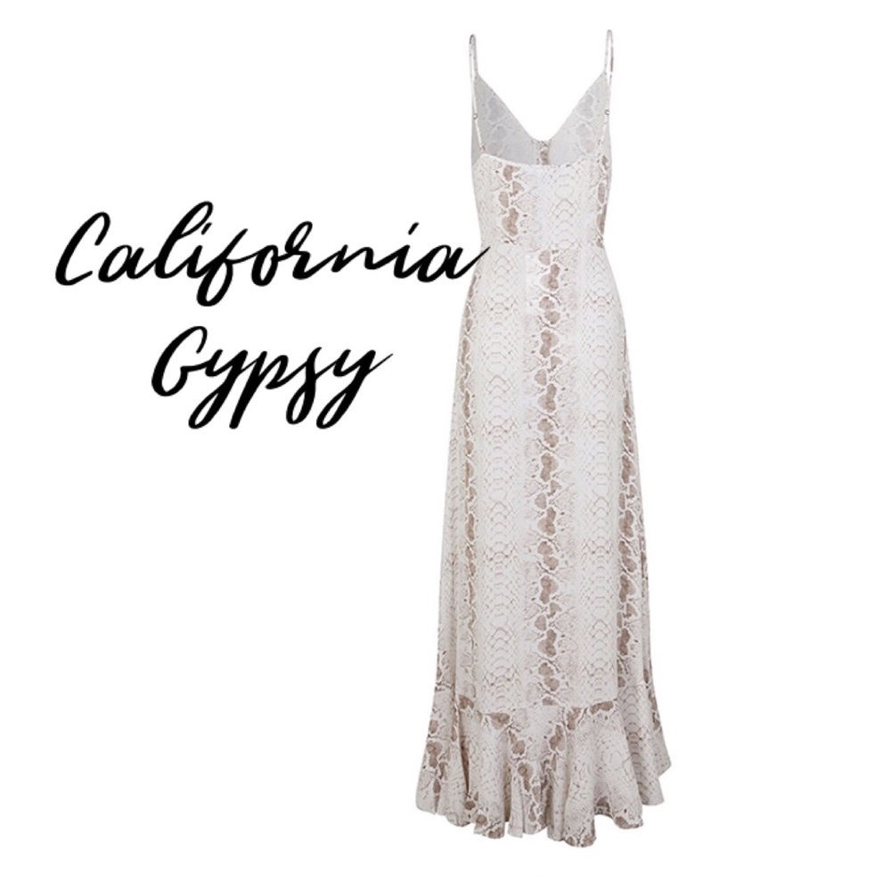 Snakeskin Midi Dress - Picture 10 of 13